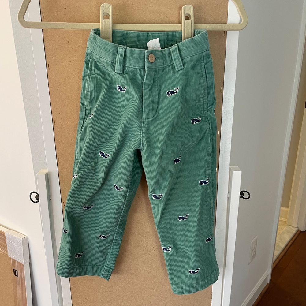 3T Vineyard Vines Green Whale Cords